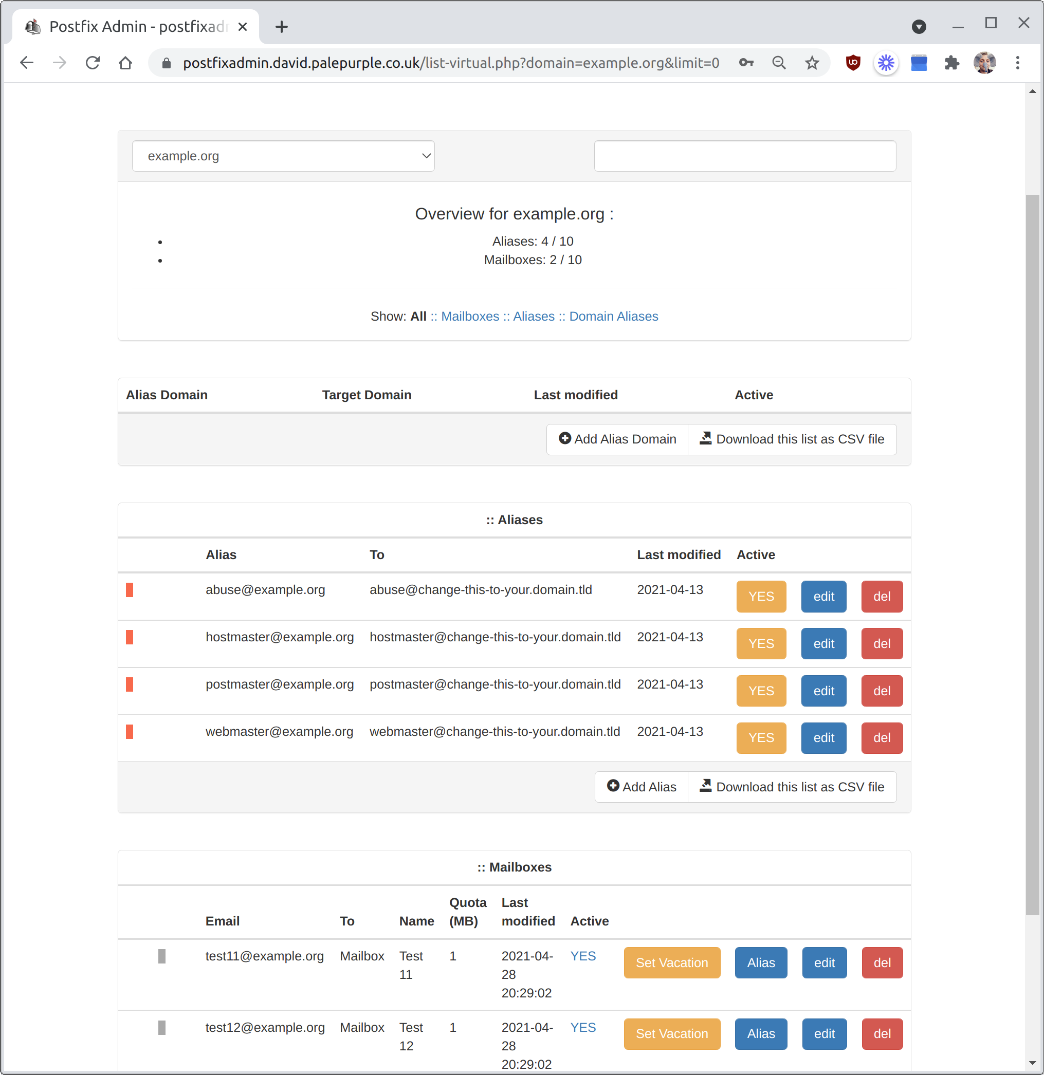 Virtual overview